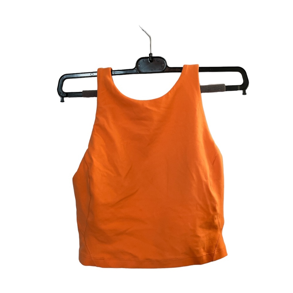 Lululemon High Neck Align Tank Top in Orange Soda Size 4